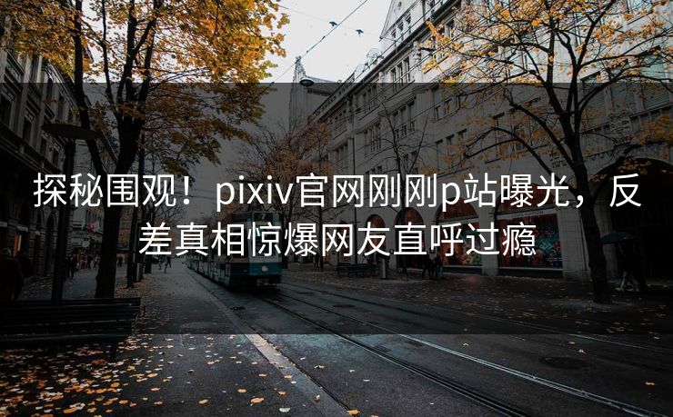 探秘围观！pixiv官网刚刚p站曝光，反差真相惊爆网友直呼过瘾